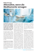 «Refluxchirurgie – Alternative, wenn die Medikamente versagen»